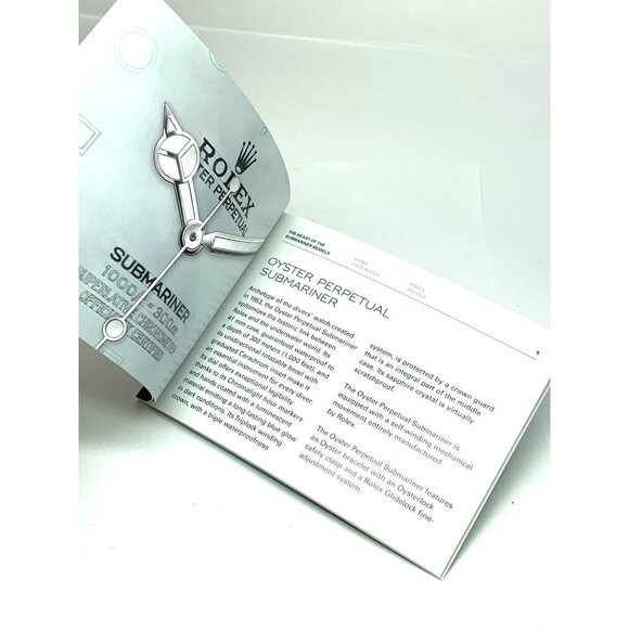 Authentic Rolex Oyster Perpetual Submariner Date 2020 Green Booklet Manual - Picture 10 of 14